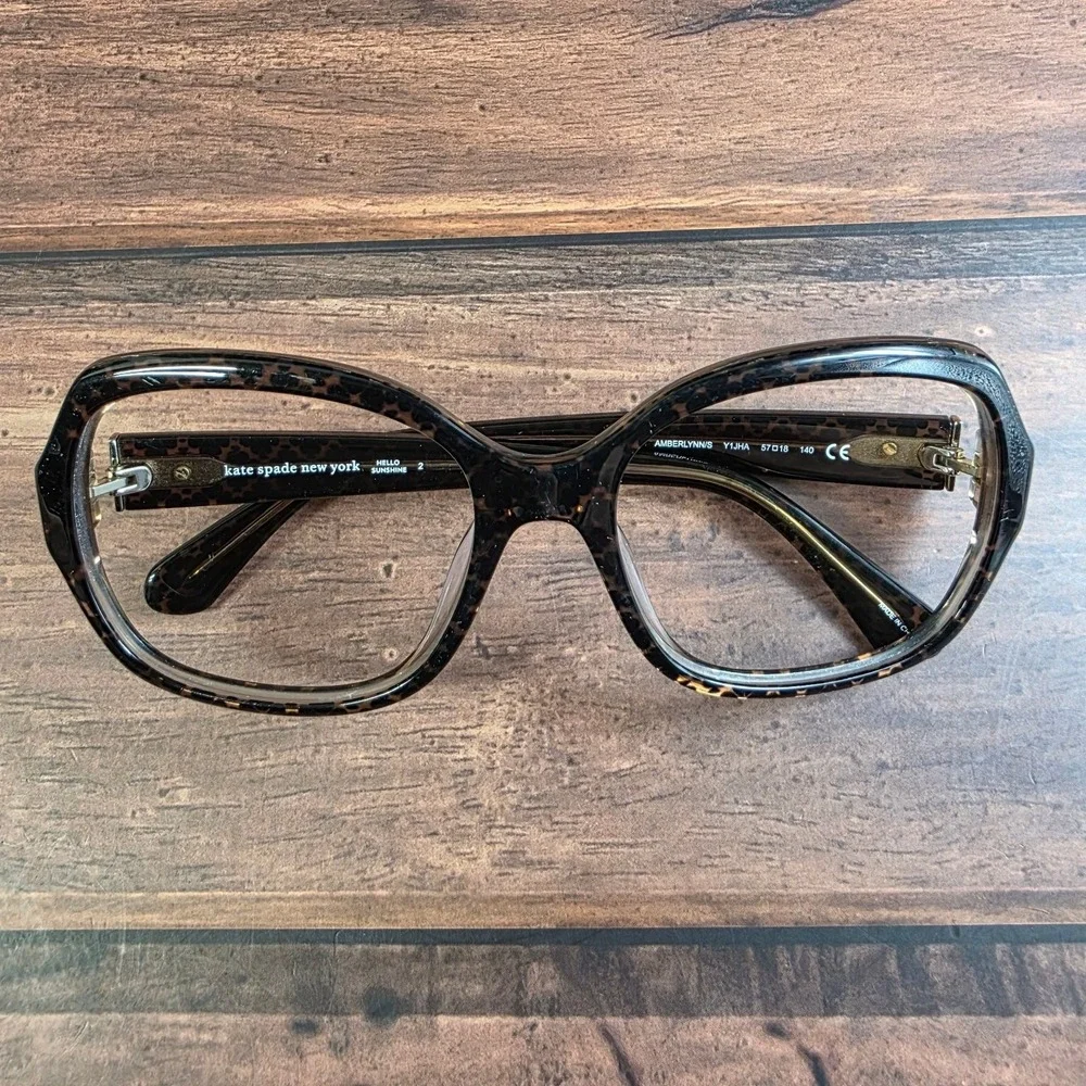 Kate‎ Spade New York Women's Amberlynn/S Leopard Print SunGlasses 57-18